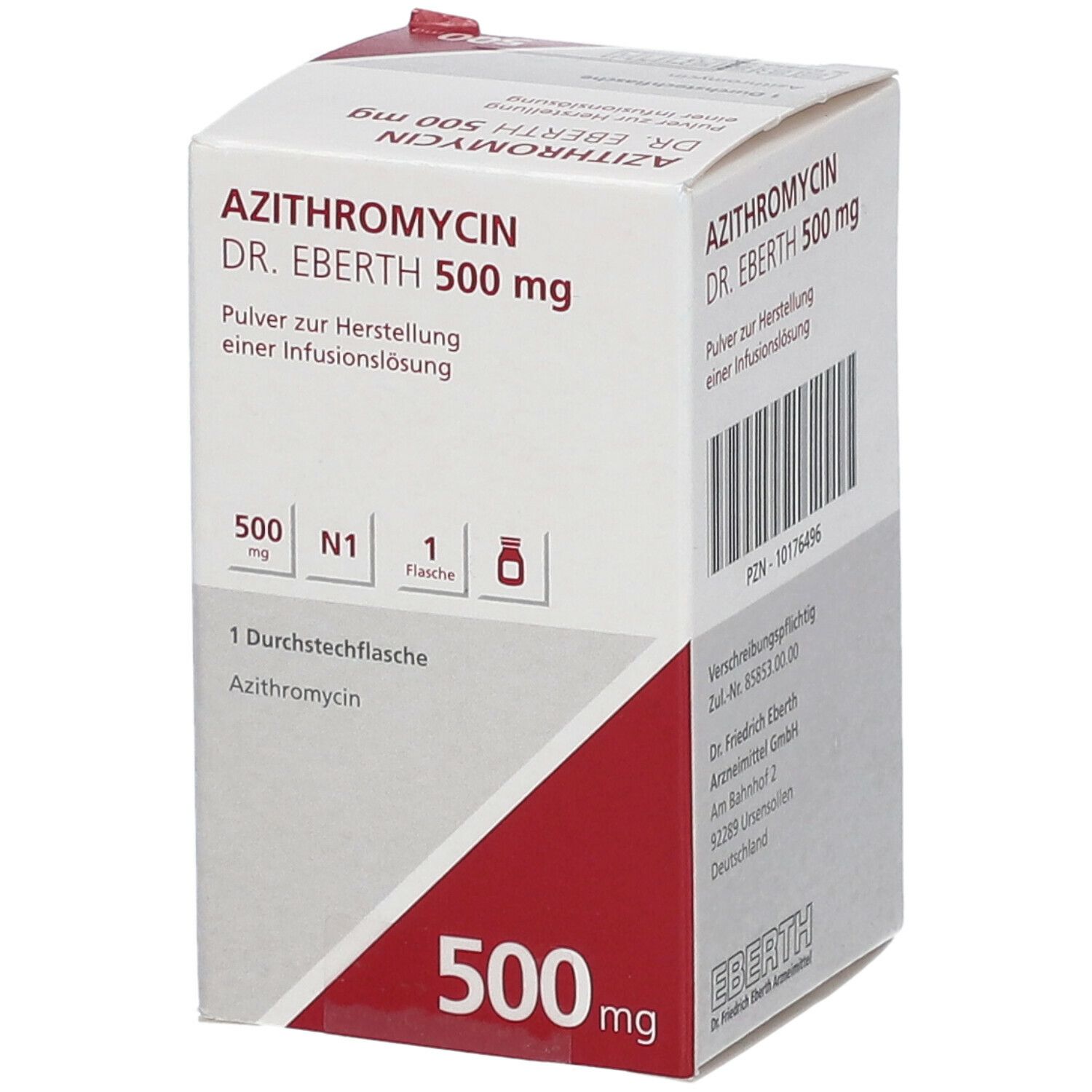 AZITHROMYCIN DR. EBERTH 500 mg