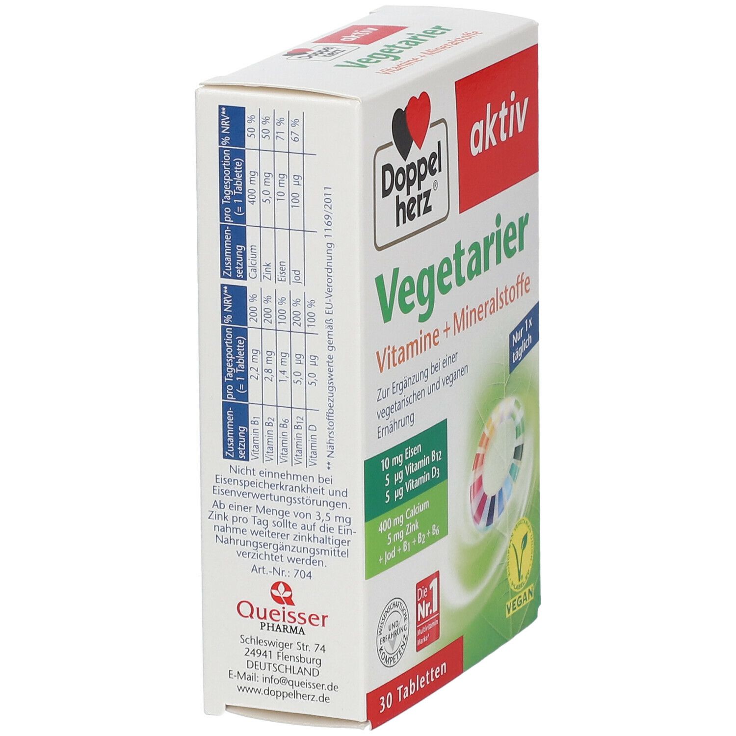 Doppelherz® aktiv Vegetarier Vitamine+Mineralstoffe Tabletten