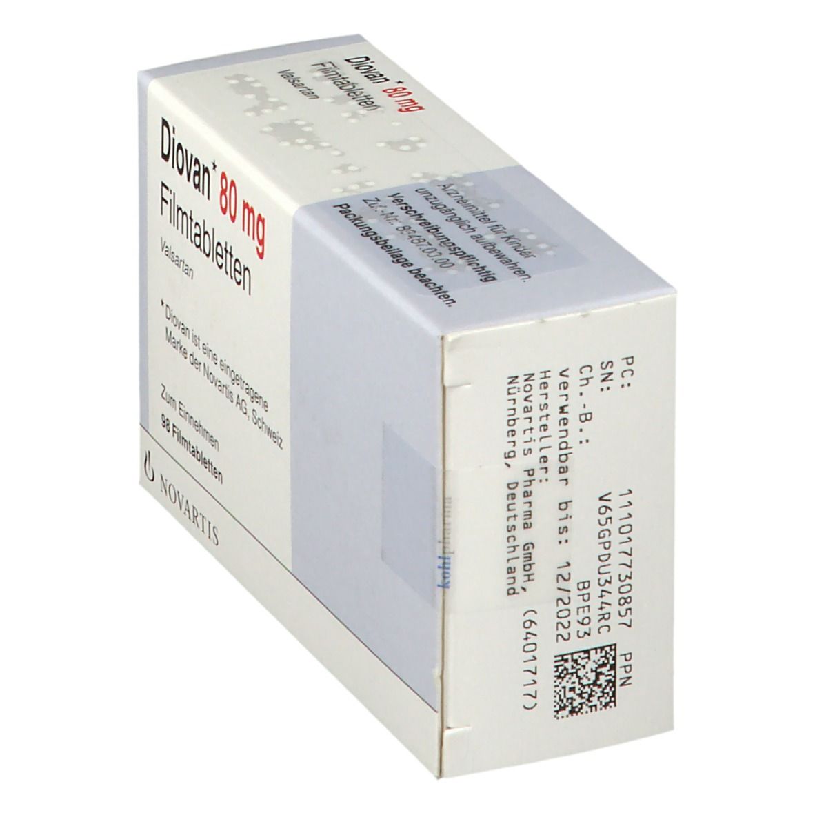 Diovan 80 mg Filmtabletten 98 St