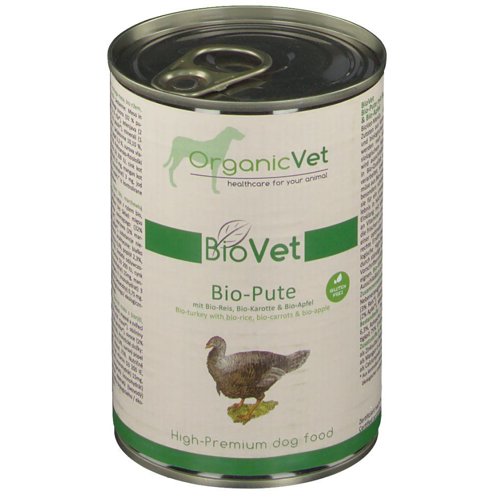 OrganicVet HUND Nassfutter BioVet Bio-Pute
