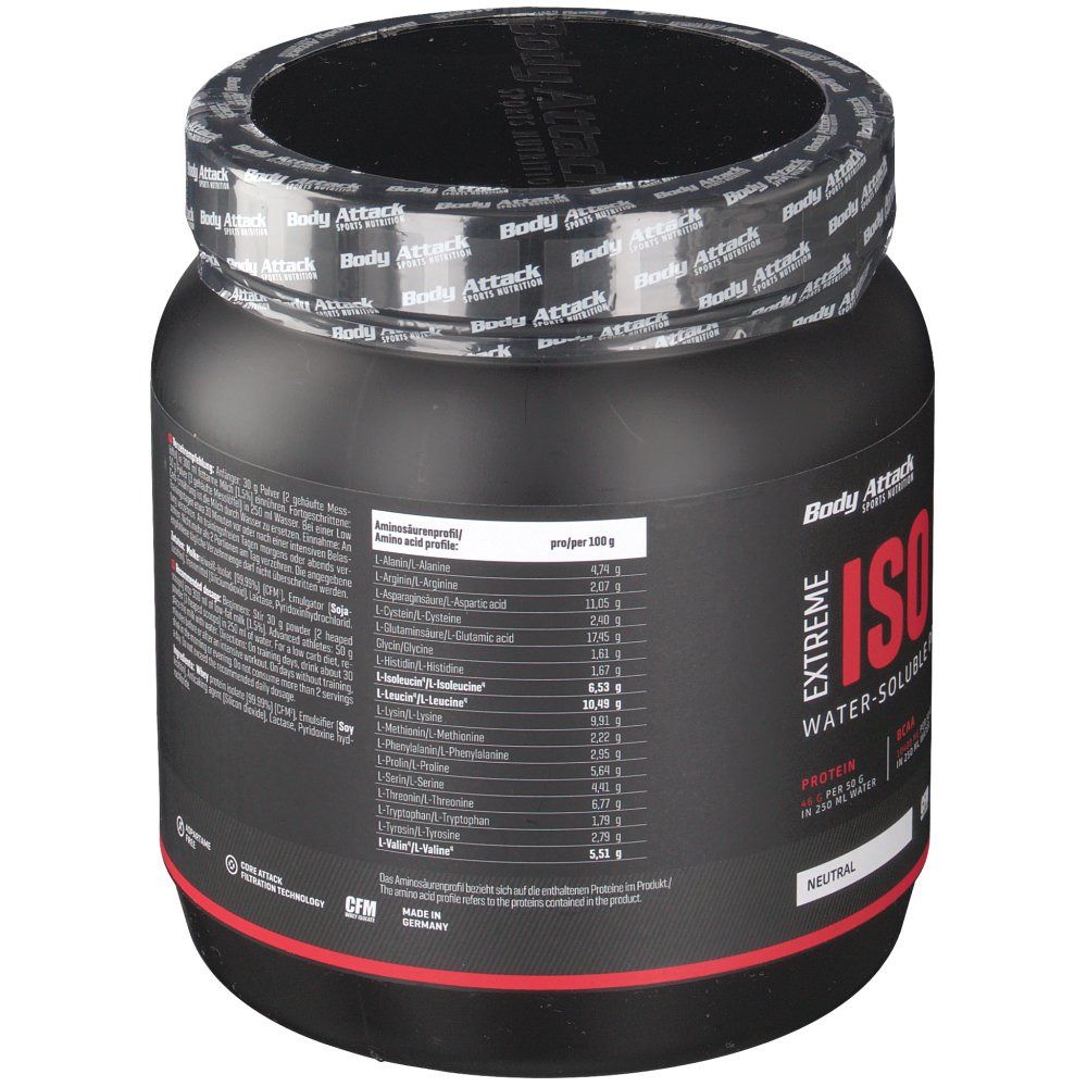 Body Attack Extreme ISO Whey Professional Neutral