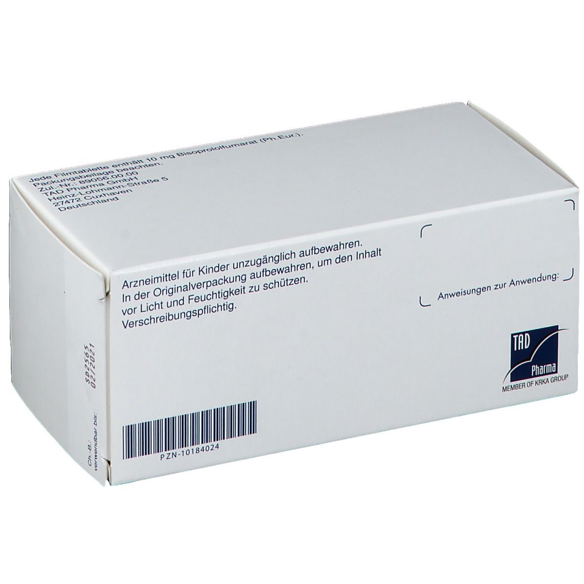 Bisoprolol-TAD 10 mg