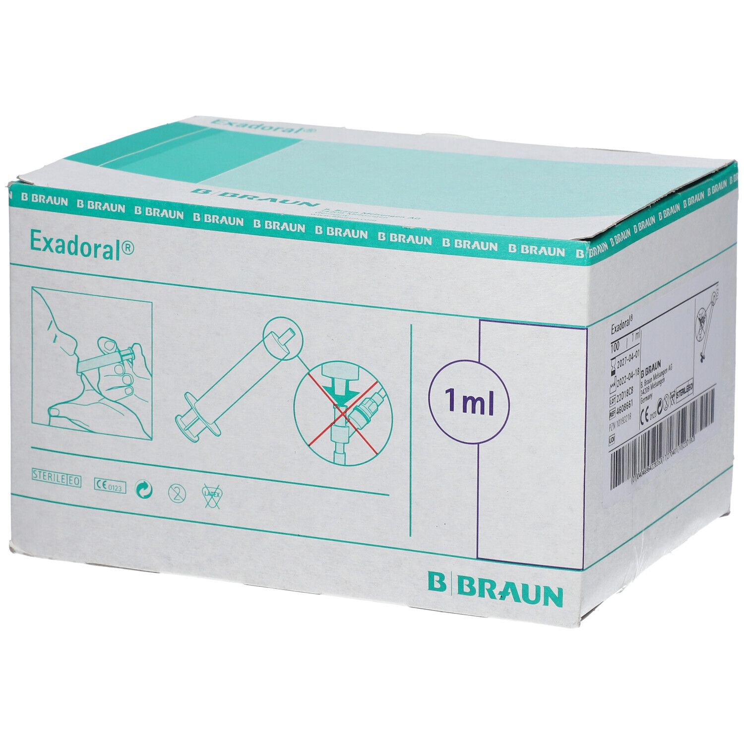 B.Braun Exadoral® Siringa ONE -OFF per somministrazione orale di farmaci e liquidi