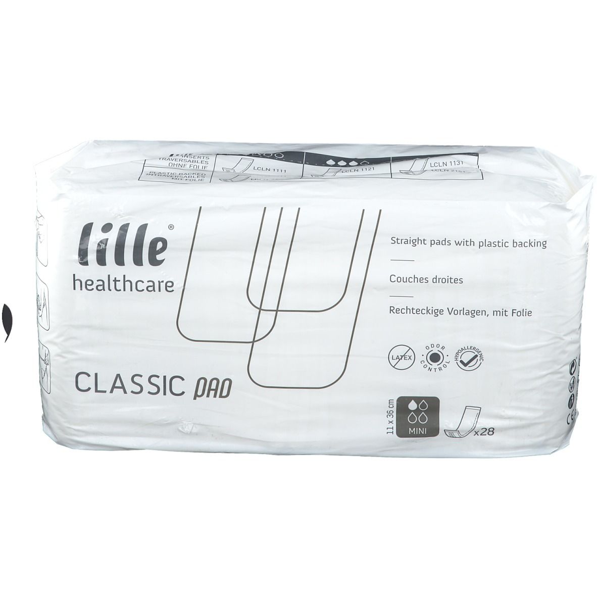 lille® Healthcare Classic Pad Mini 11 x 36 cm