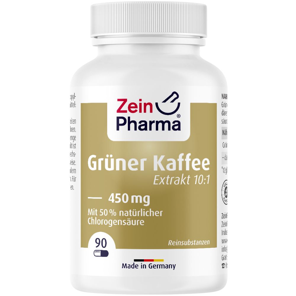Grüner Kaffee Kapseln 450 mg Extrakt ZeinPharma