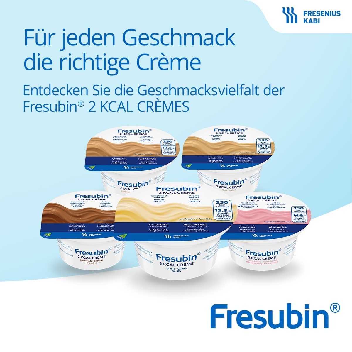 Fresubin 2 kcal Creme Vanille | eiweißreicher Pudding bei Schluckstörungen & Dysphagie