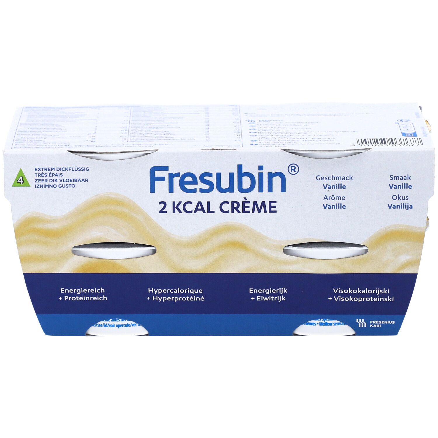 Fresubin 2 kcal Creme Vanille | eiweißreicher Pudding bei Schluckstörungen & Dysphagie