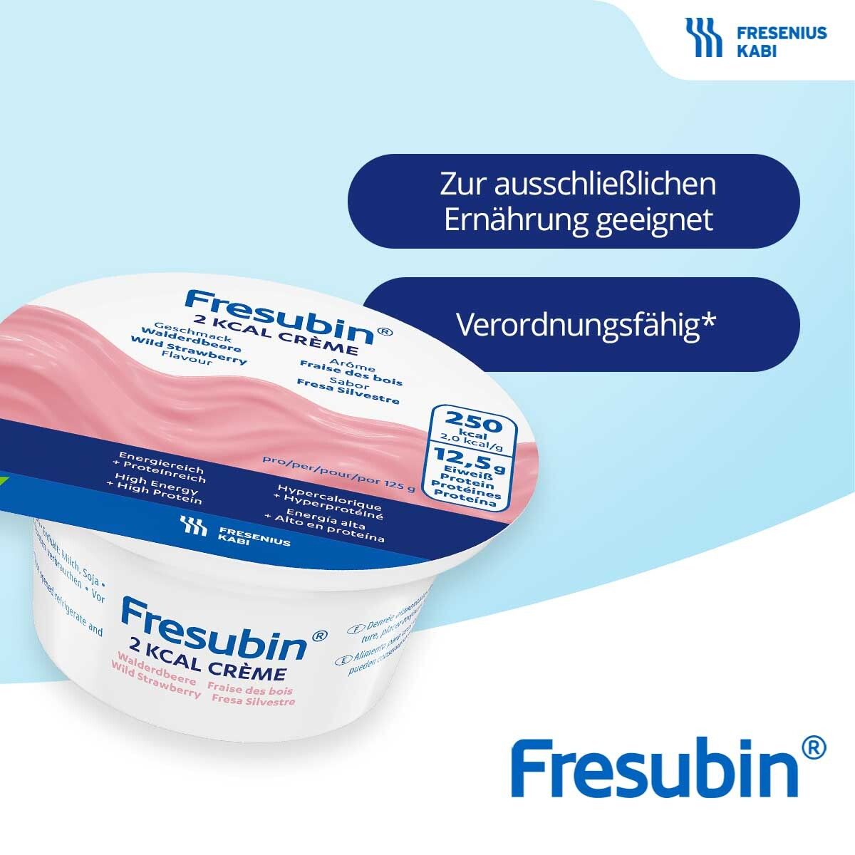 Fresubin 2 kcal Creme Cappuccino | eiweißreicher Pudding bei Schluckstörungen & Dysphagie