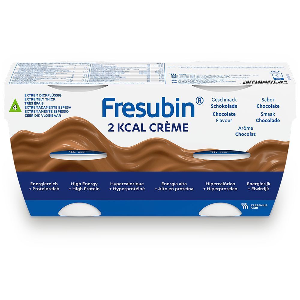 Fresubin 2 kcal Creme Schokolade | eiweißreicher Pudding bei Schluckstörungen & Dysphagie