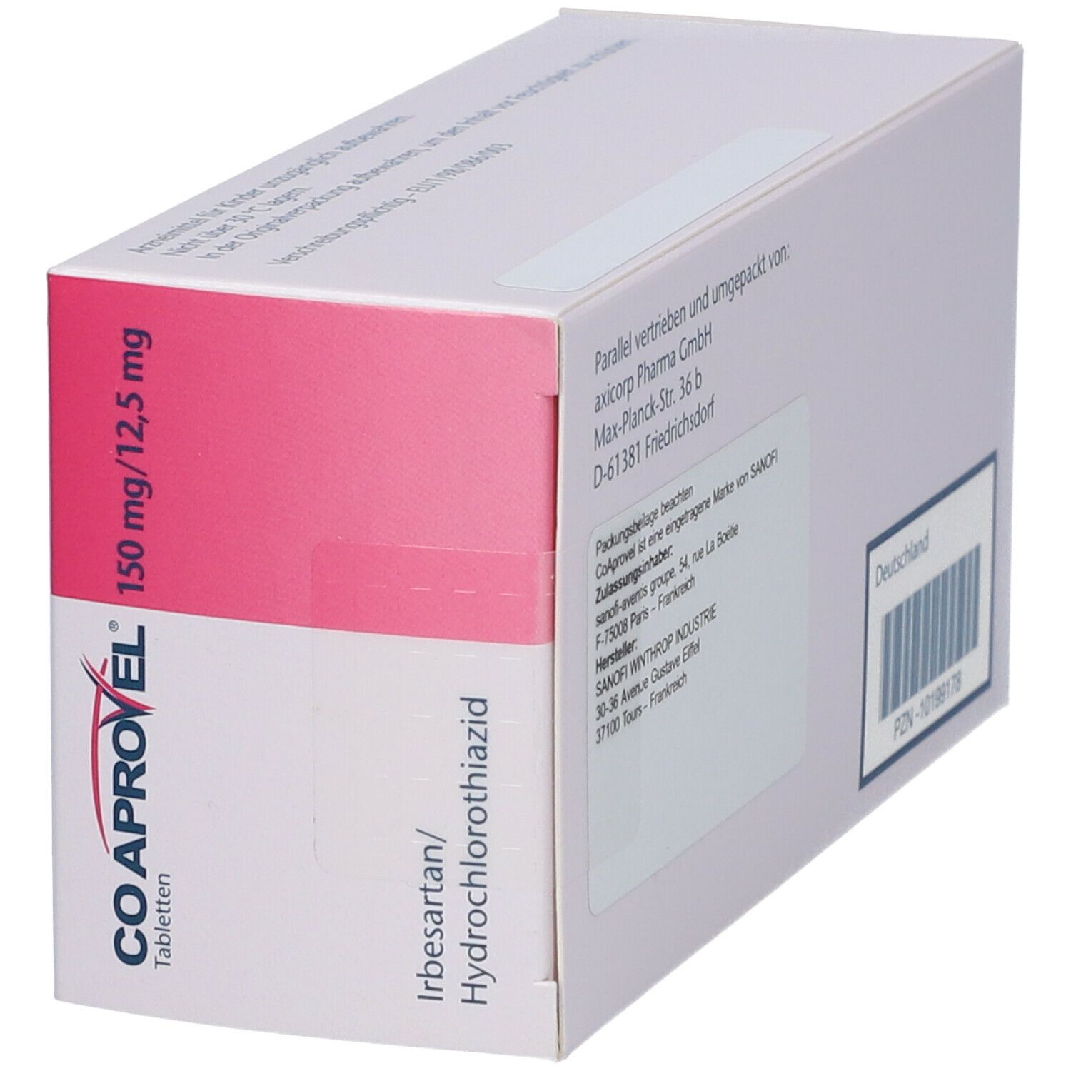 CO APROVEL® 150 mg/12,5 mg