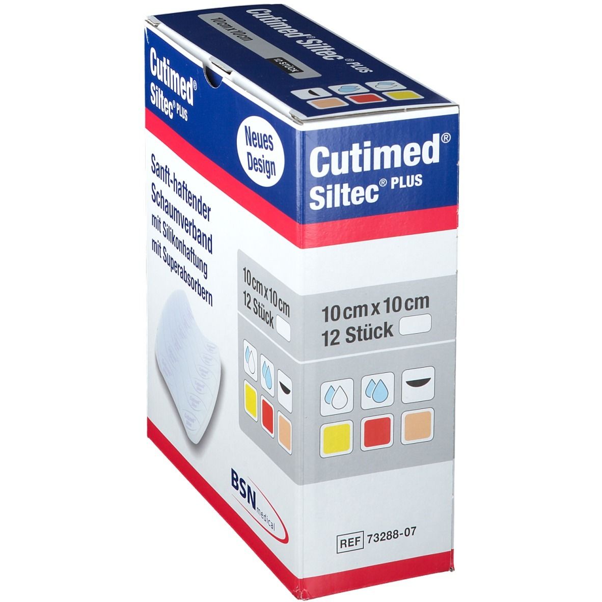 Cutimed® Siltec Plus 10 cm x 10 cm