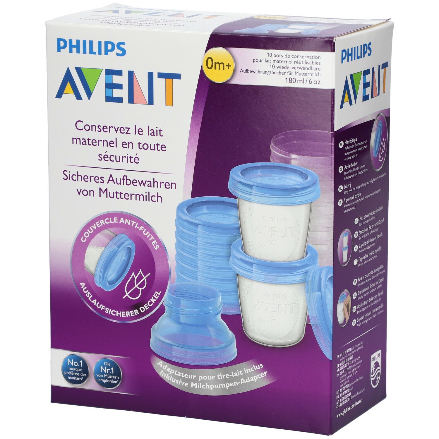 PHILIPS AVENT Pot de conservation pour lait maternel SCF619/05