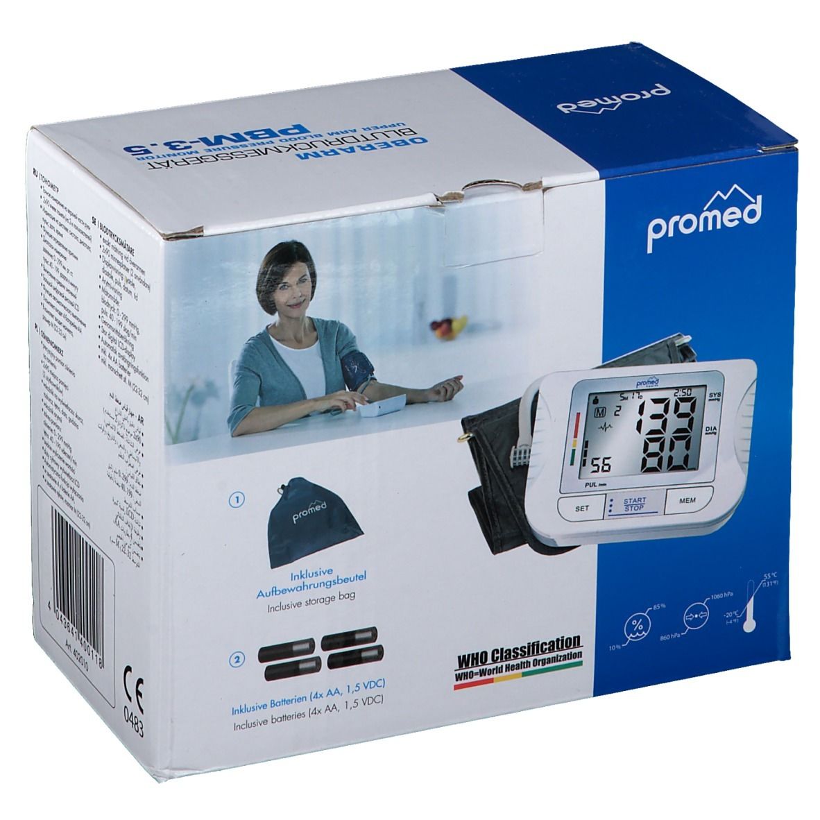 Promed Oberarm-Blutdruckmessgerät PBM-3,5