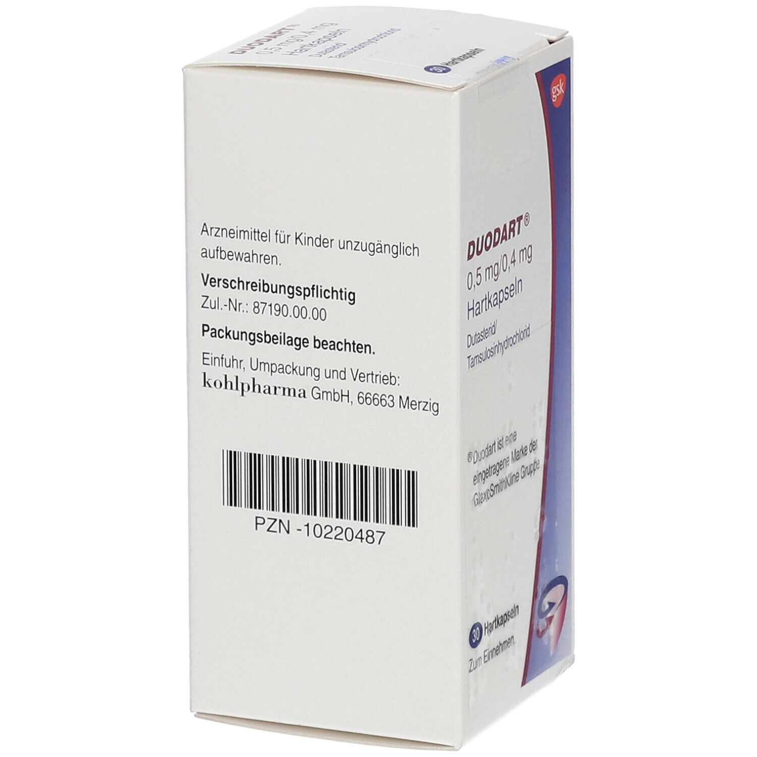 Duodart 0,5 mg/0,4 mg