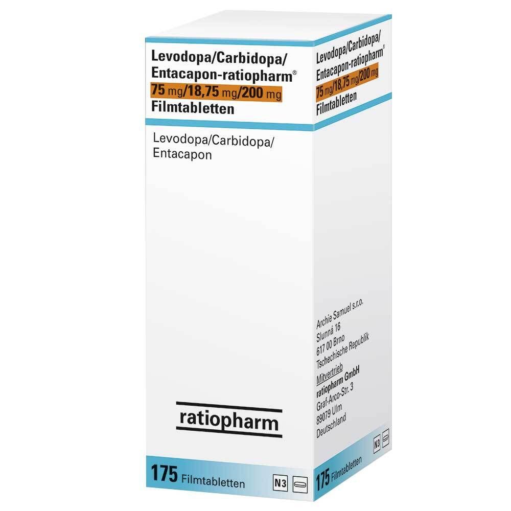 Levodopa/Carbidopa/Entacapon-ratiopharm® 75 mg/18,75 mg/200 mg