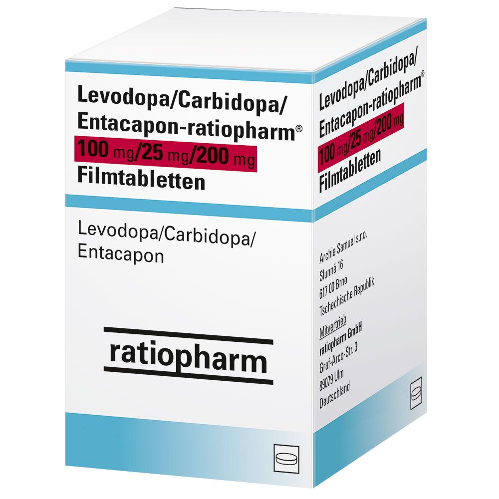 Levodopa/Carbidopa/Entacapon-ratiopharm® 100 mg/25 mg/200 mg