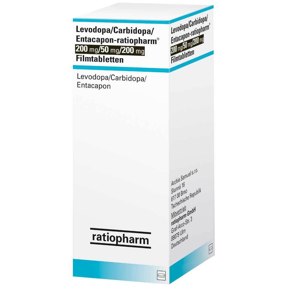 Levodopa/Carbidopa/Entacapon-ratiopharm® 200 mg/50 mg/200 mg