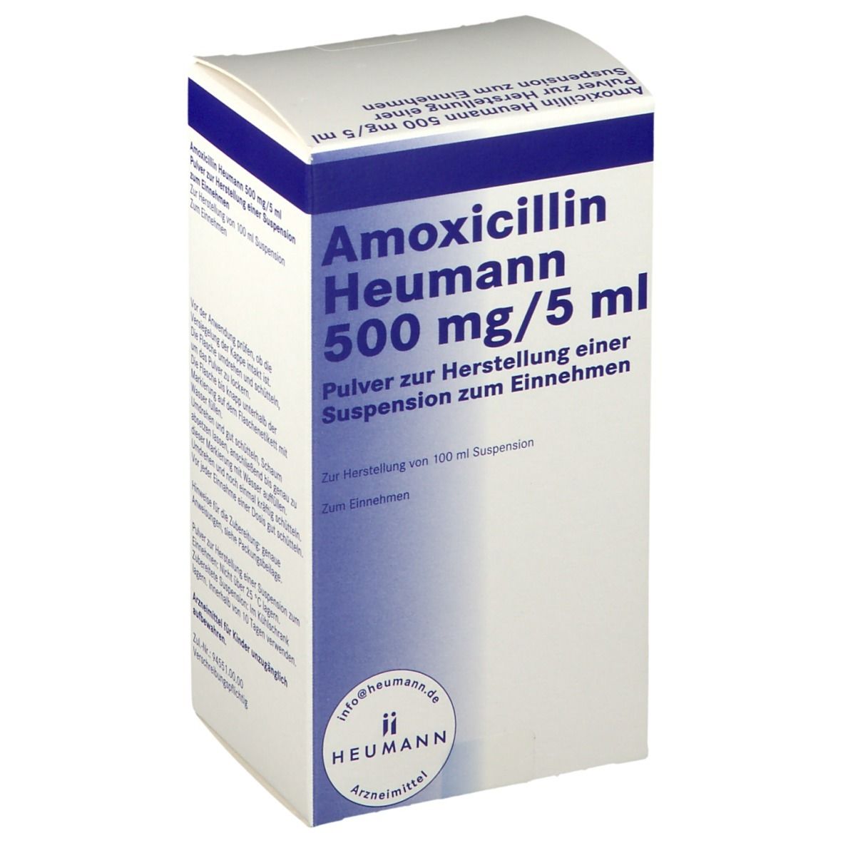 Amoxicillin Heumann 500 mg/5 ml