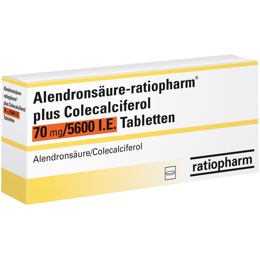 Alendronsäure-ratiopharm® plus Colecalciferol 70 mg/5600 I.E.