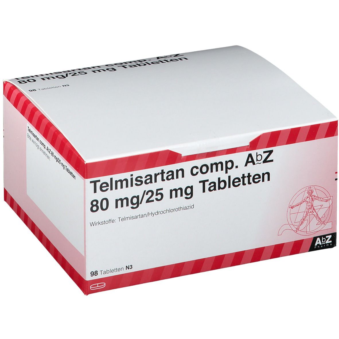 Telmisartan comp. AbZ 80 mg/25 mg