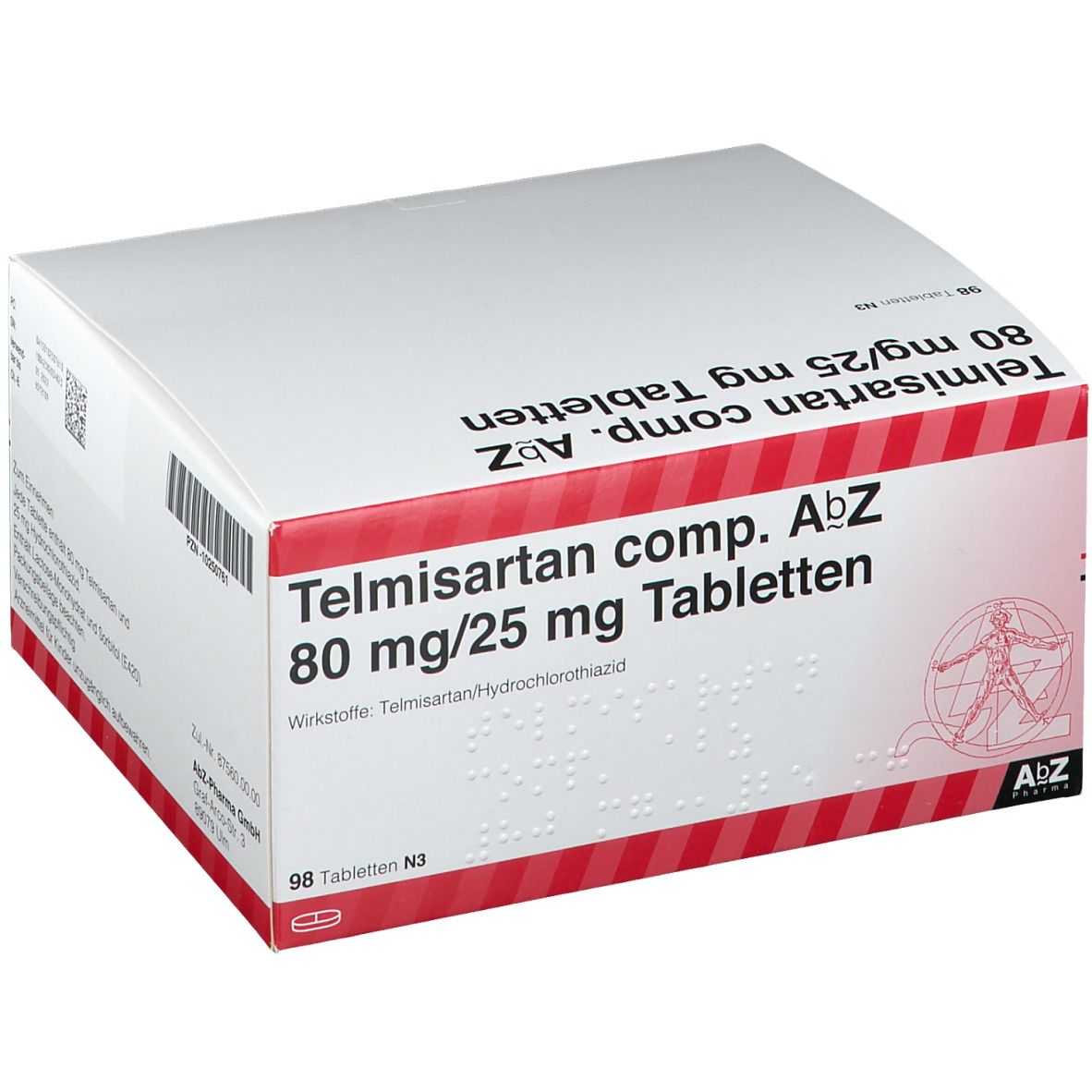Telmisartan comp. AbZ 80 mg/25 mg