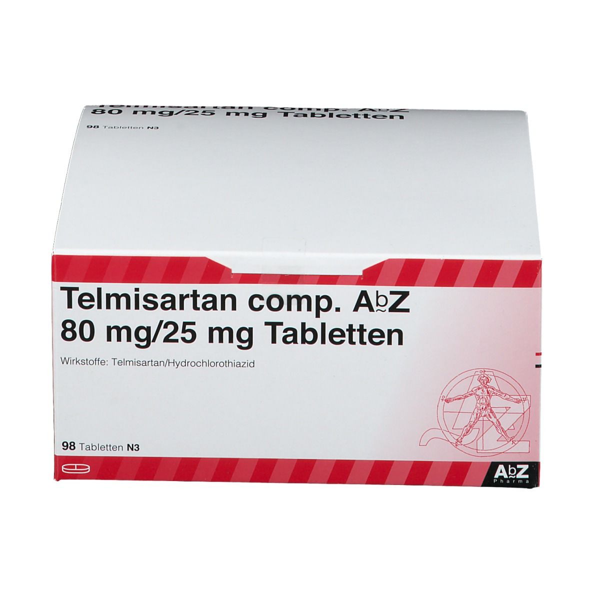 Telmisartan comp. AbZ 80 mg/25 mg