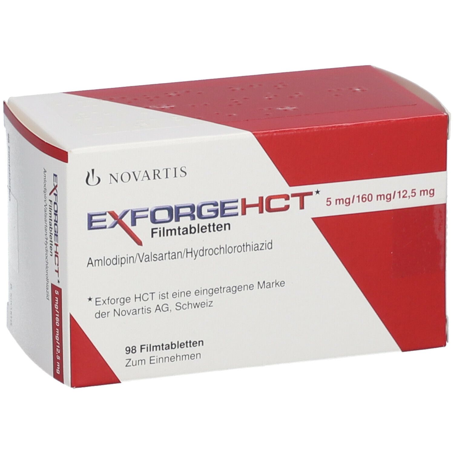 Exforge HCT 5 mg/160 mg/12,5 mg