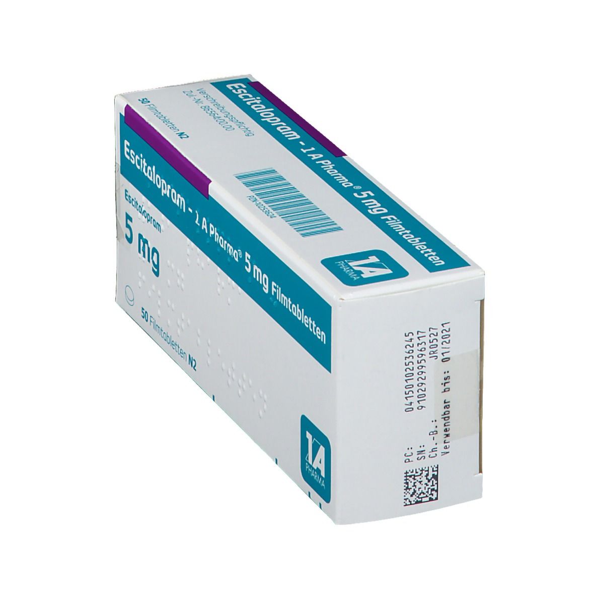 Escitalopram-1A Pharma 5 mg Filmtabletten 50 St