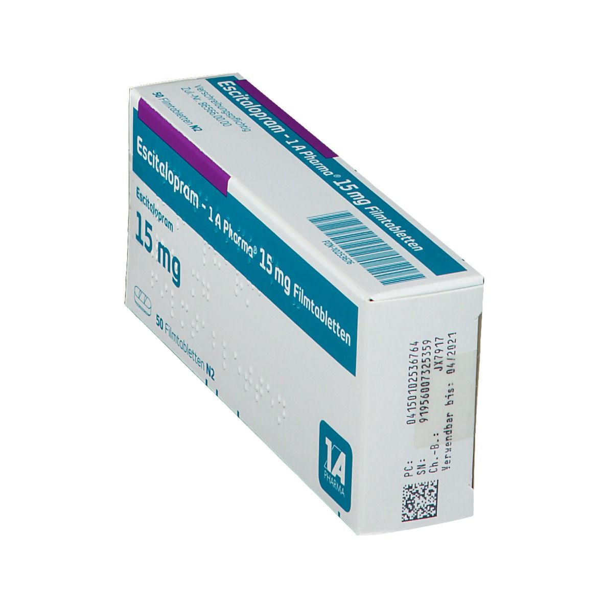 Escitalopram-1A Pharma 15 mg Filmtabletten 50 St