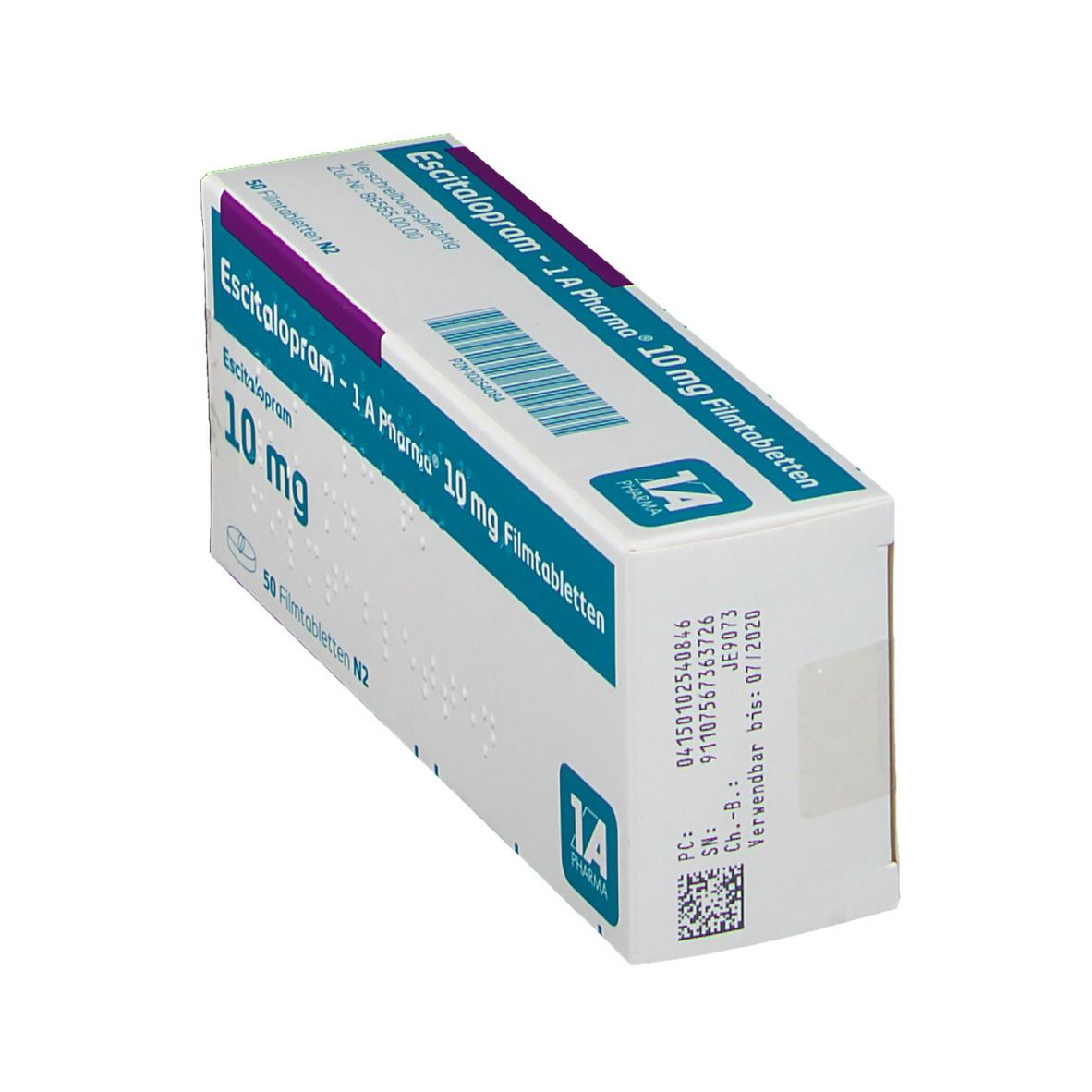 Escitalopram-1A Pharma 10 mg Filmtabletten 50 St