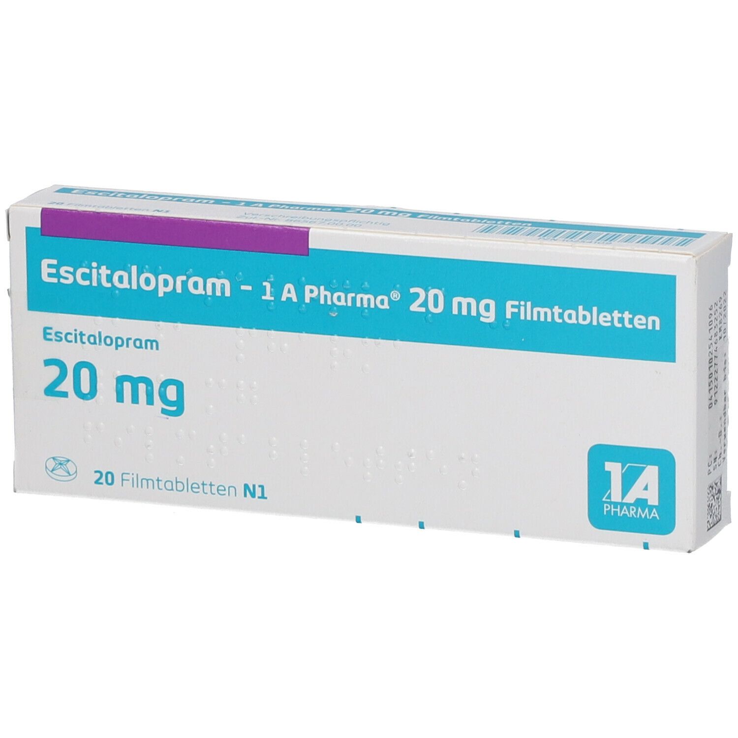 Escitalopram - 1 A Pharma® 20 mg