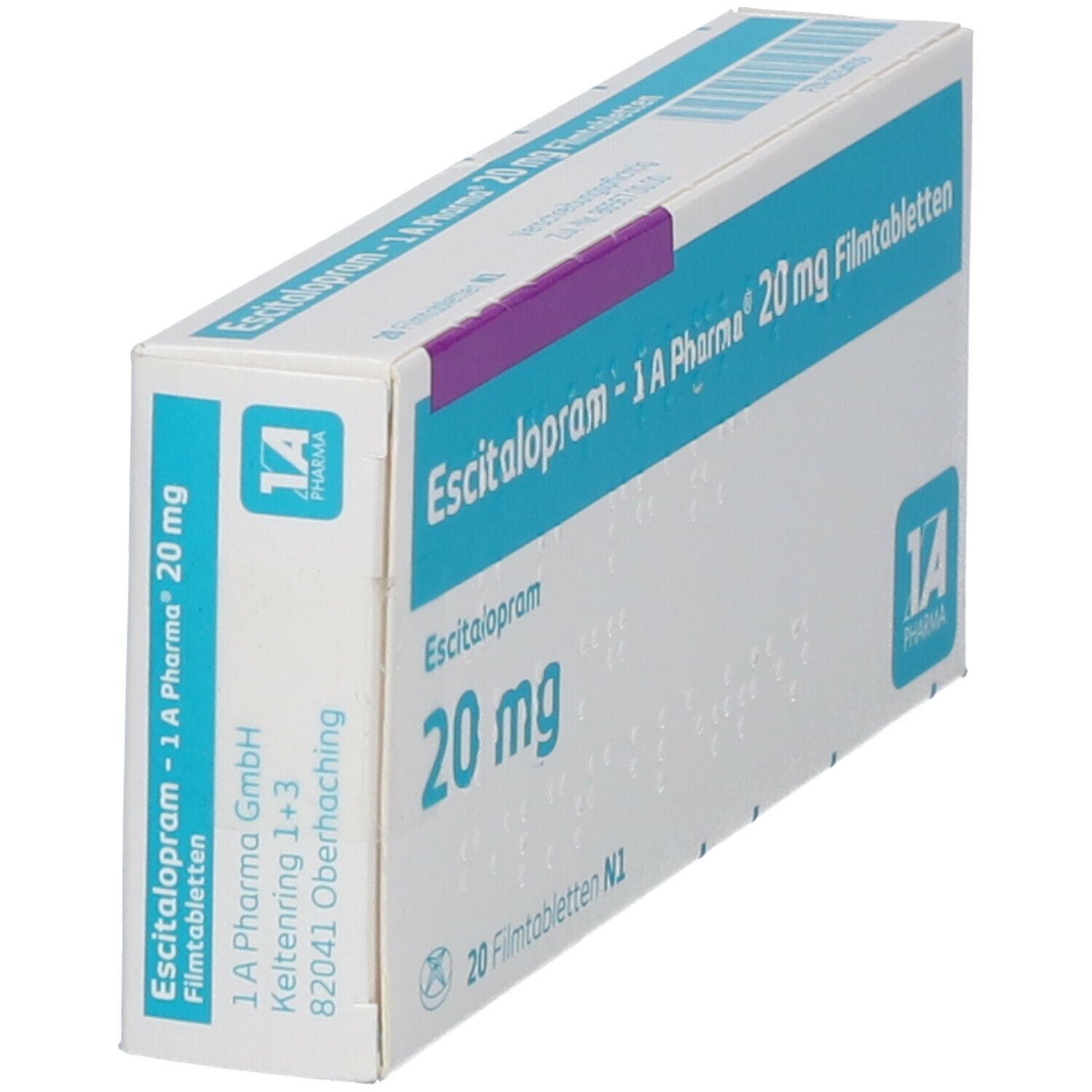 Escitalopram - 1 A Pharma® 20 mg