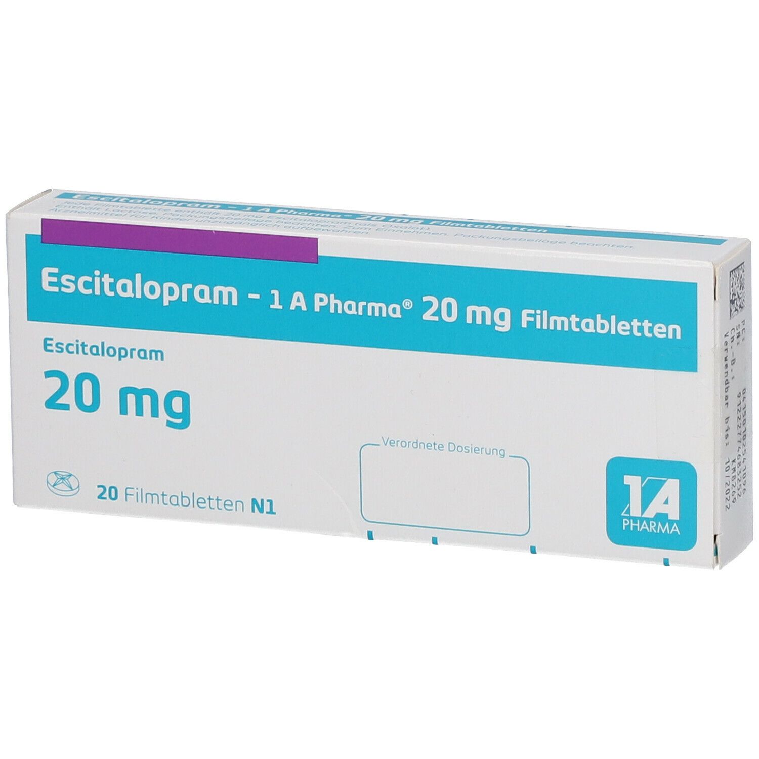 Escitalopram - 1 A Pharma® 20 mg