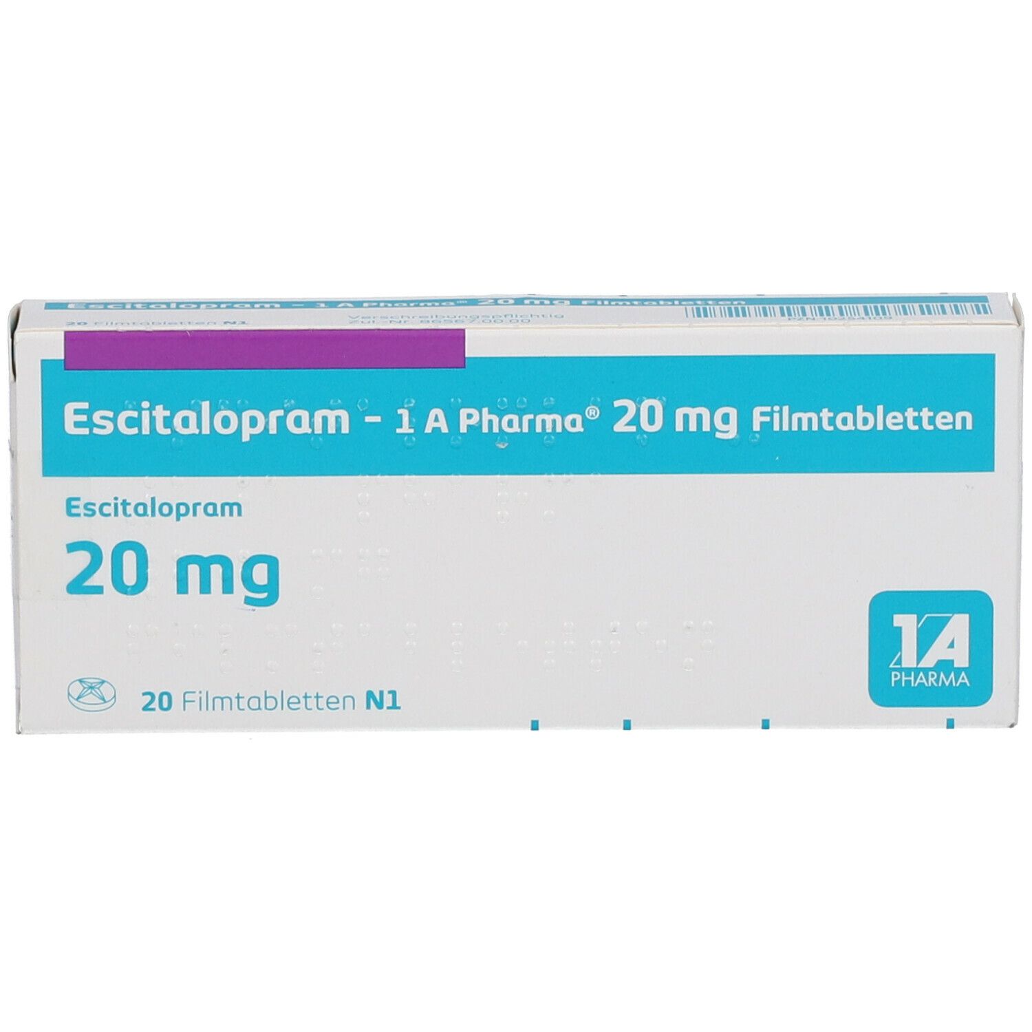 Escitalopram - 1 A Pharma® 20 mg