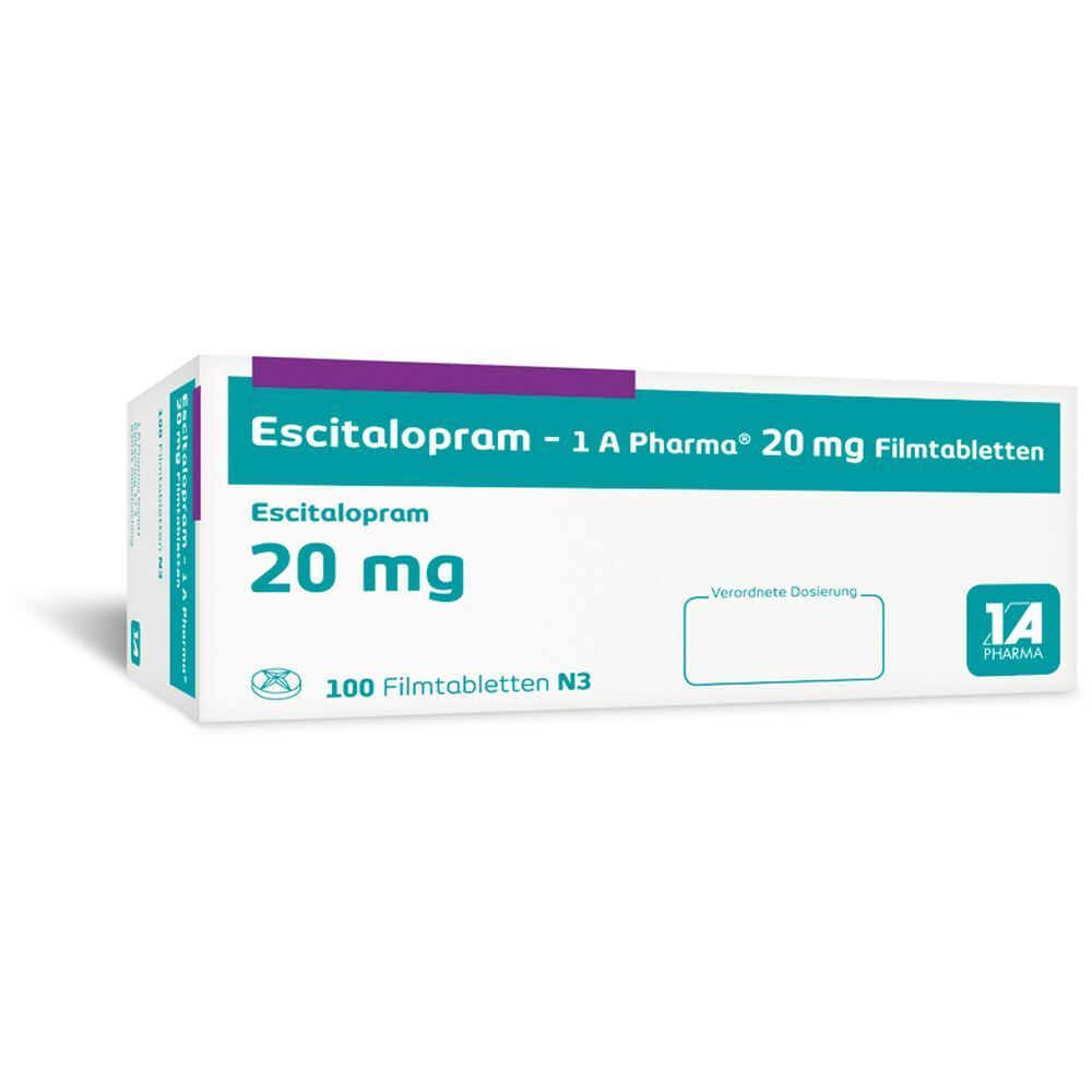 Escitalopram 1A Pharma®20Mg