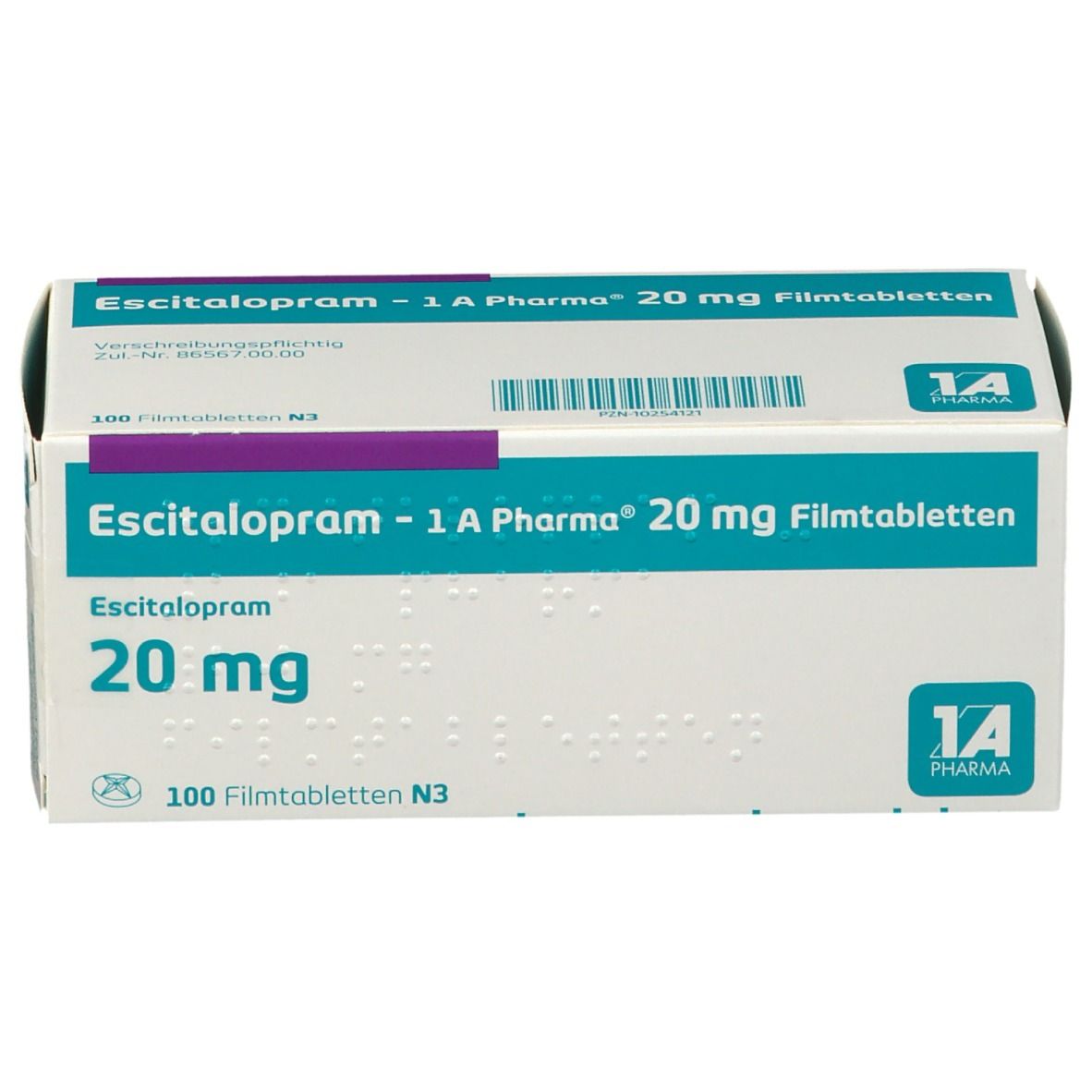 Escitalopram 1A Pharma®20Mg