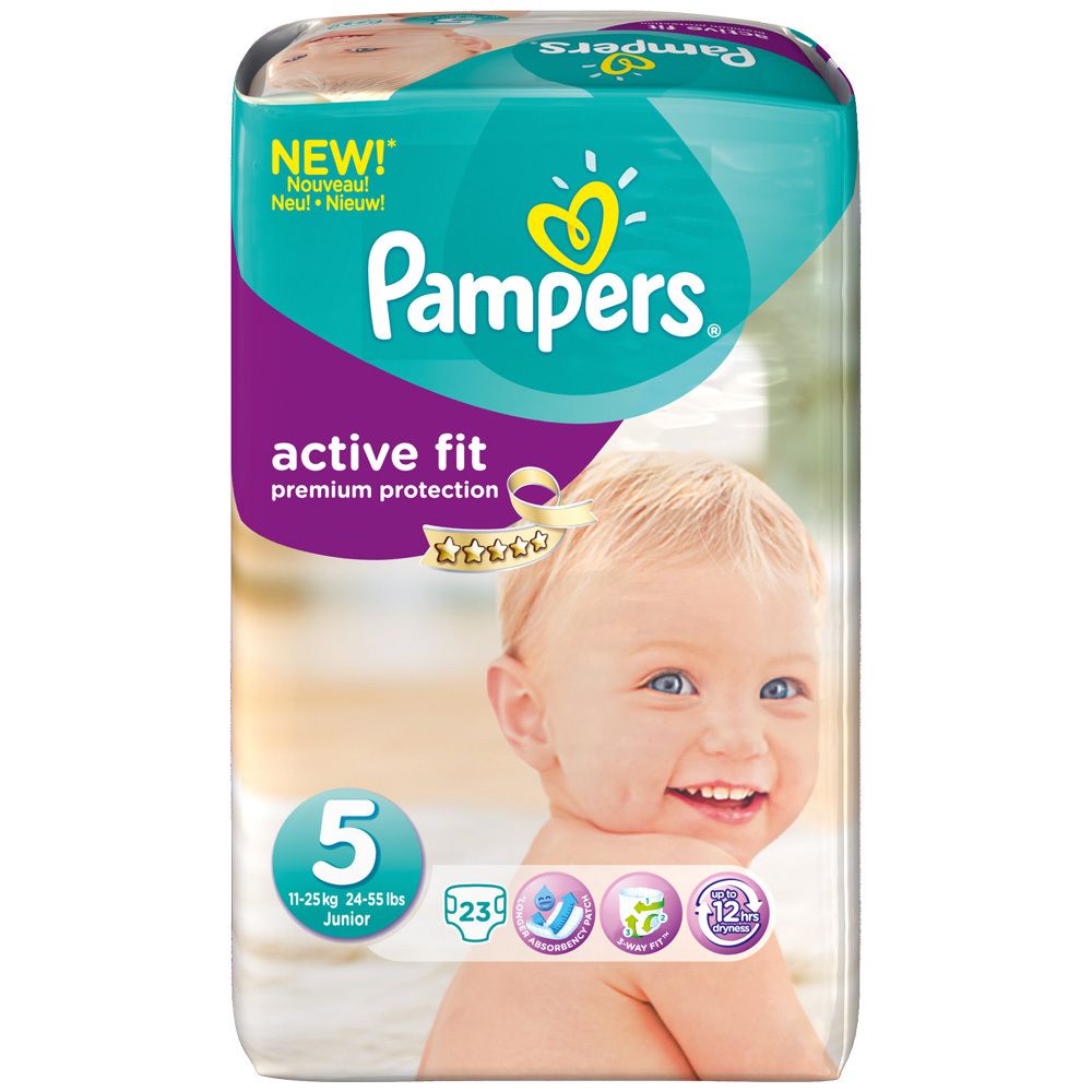 Pampers® Active Fit Gr.5 Junior 11-25kg Sparpack