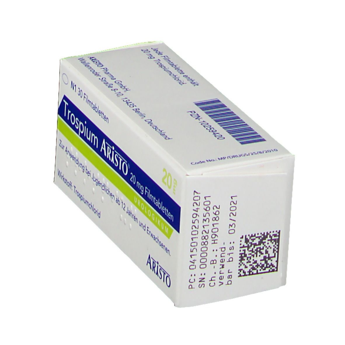Trospium Aristo® 20 mg