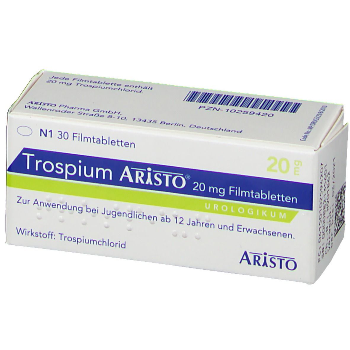 Trospium Aristo® 20 mg