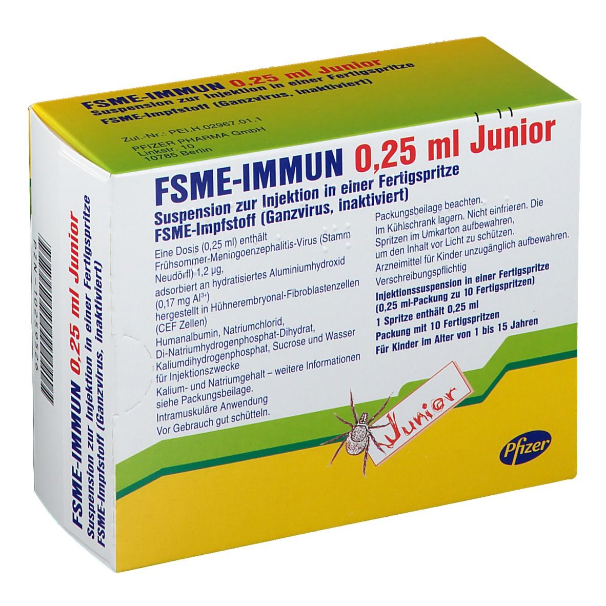 FSME-IMMUN 0.25ML JUN O KA