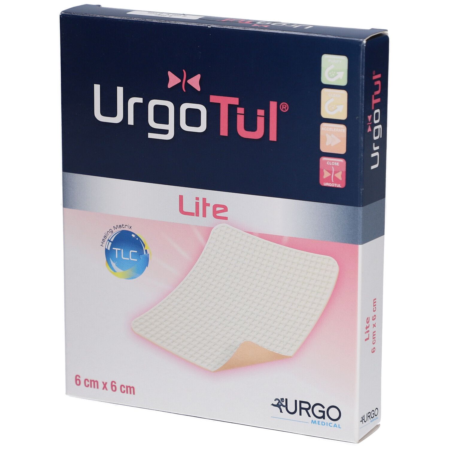 Urgotül Lite 6x6 cm Verband 5 St