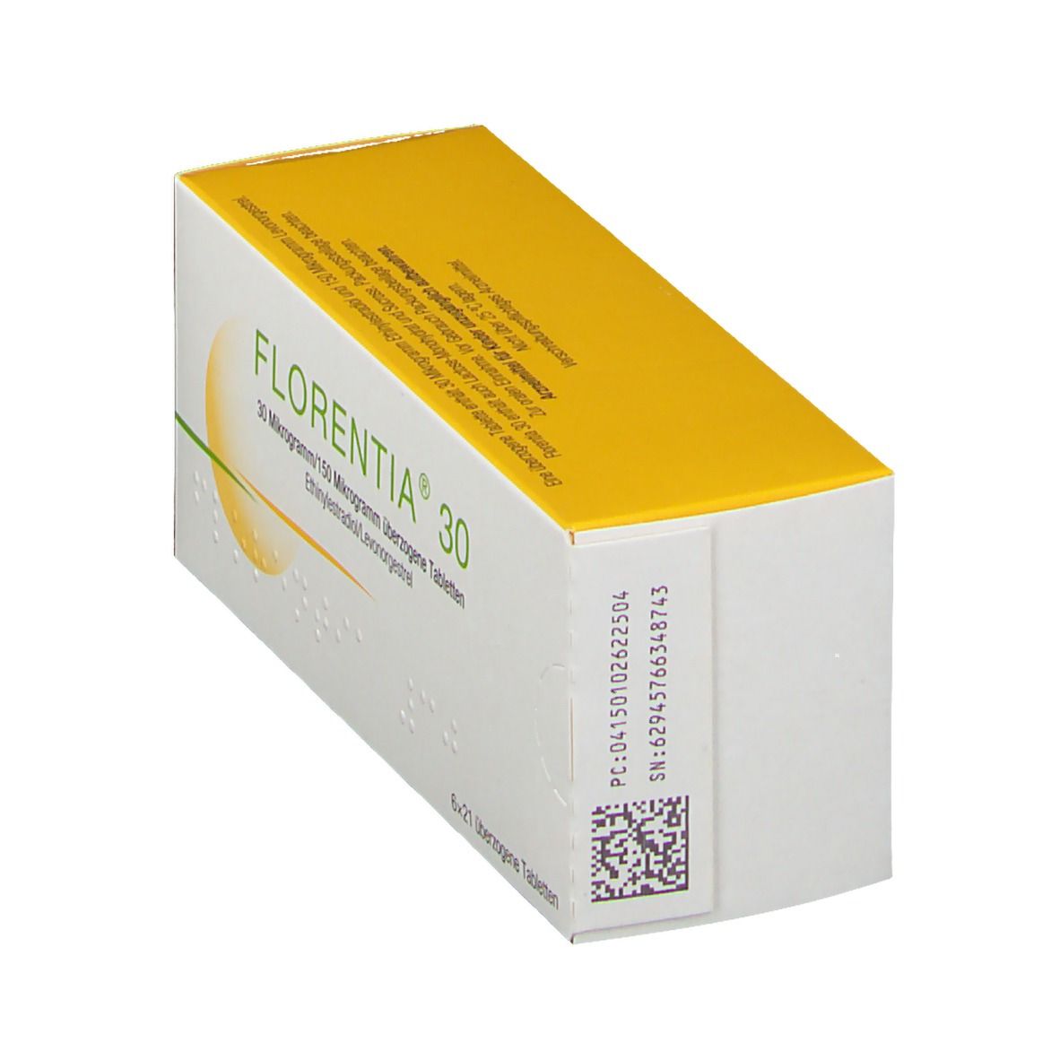 Florentia 30 Mikrogramm/150 Mikrogramm üb.Tab. 126 St Überzogene Tabletten