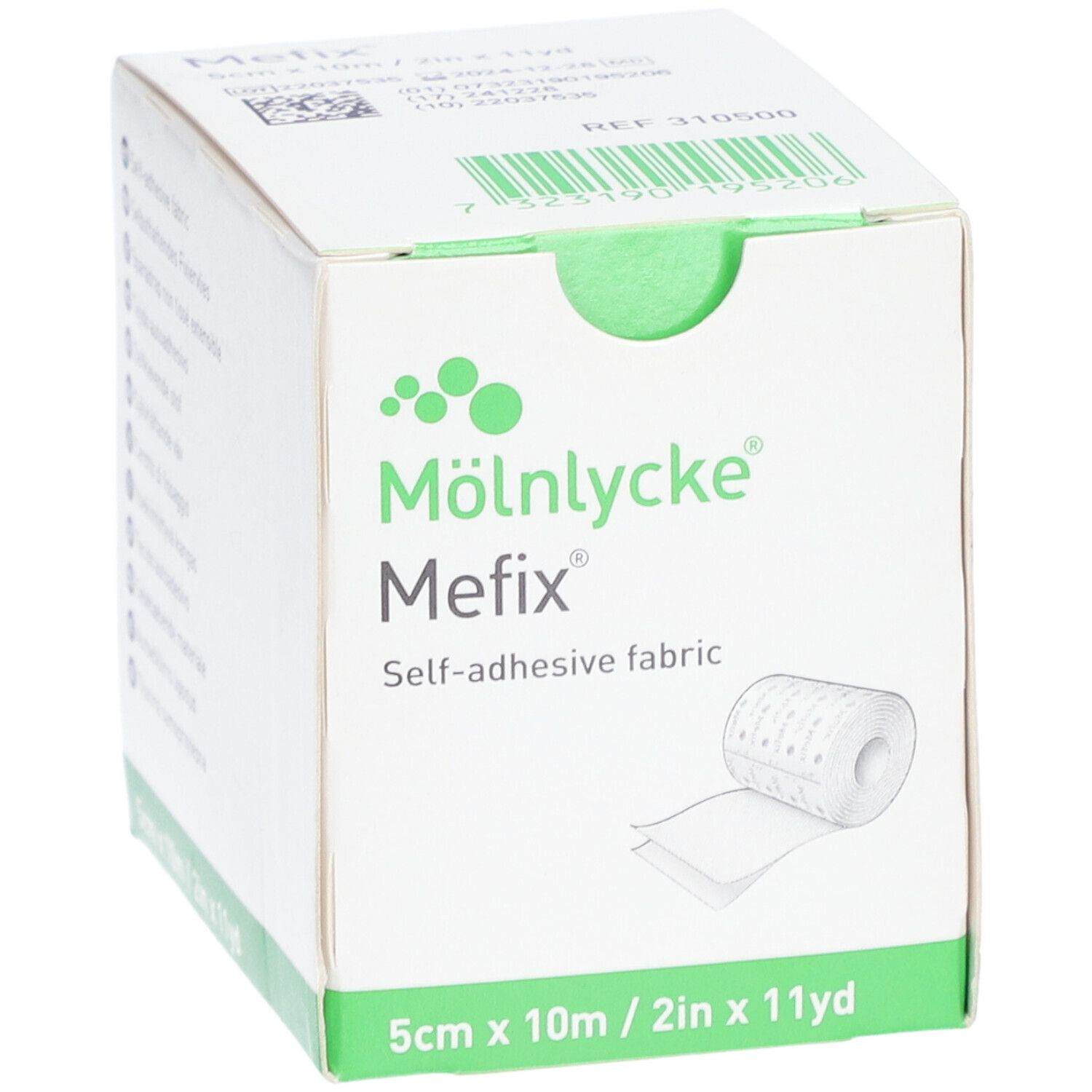 Mölnycke® Mefix Fixationsvlies Rolle - 5 cm x 10 m 1 St - Shop Apotheke