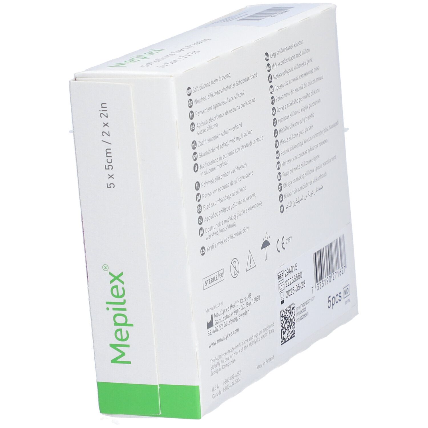 Mölnlycke® Mepilex® Schaumverband, steril 5 x 5 cm