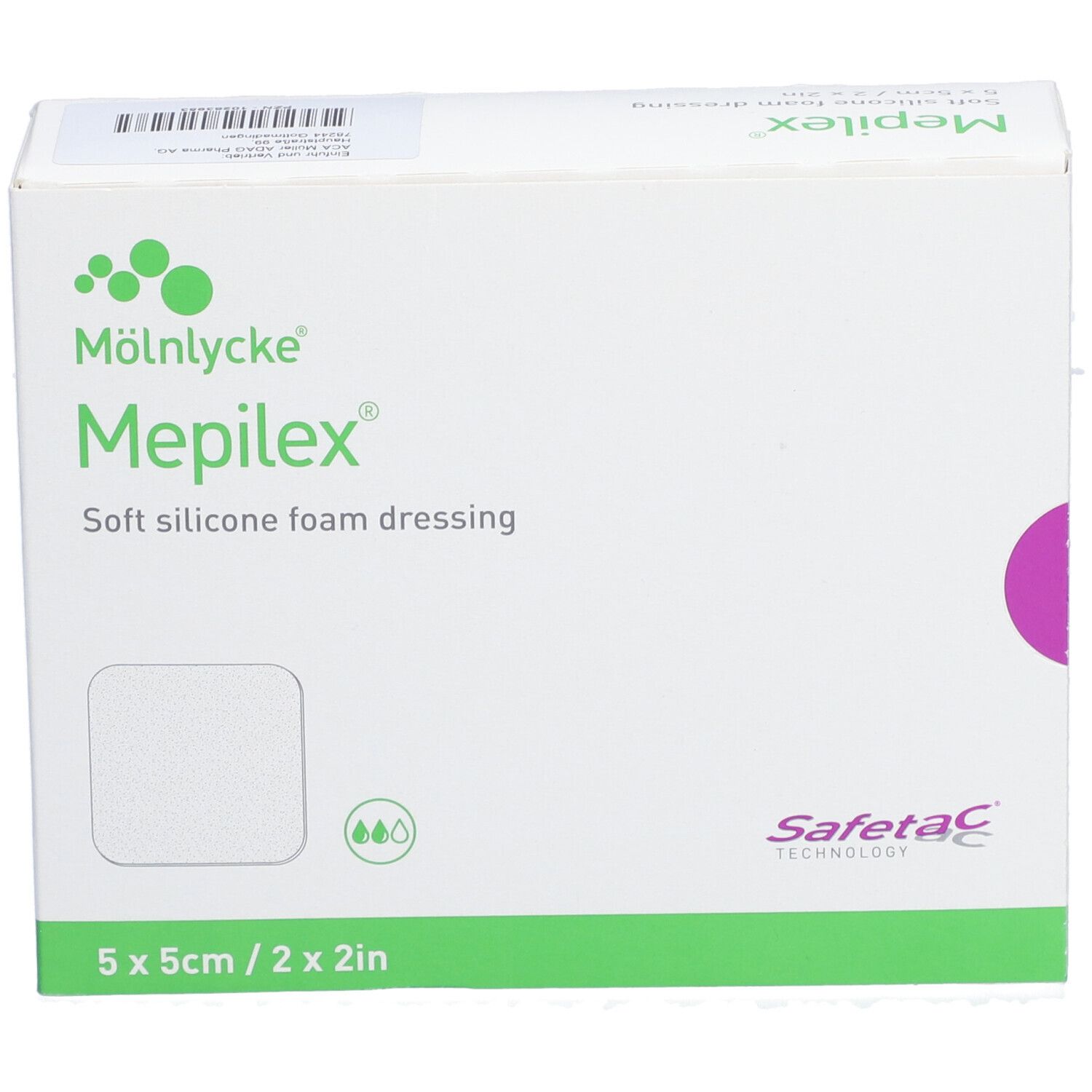 Mölnlycke® Mepilex® Schaumverband, steril 5 x 5 cm