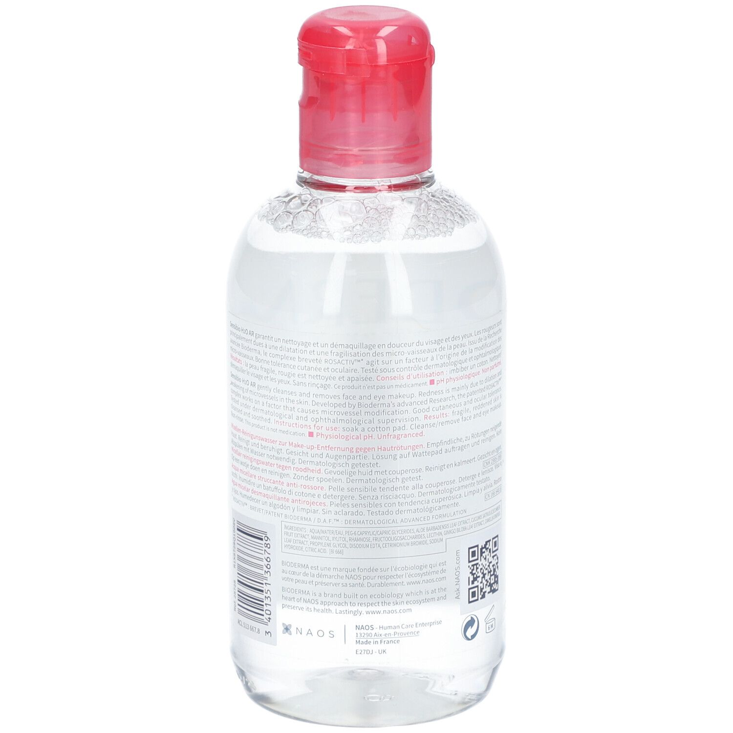 BIODERMA Sensibio H2O AR - Sanft reinigendes Mizellenwasser