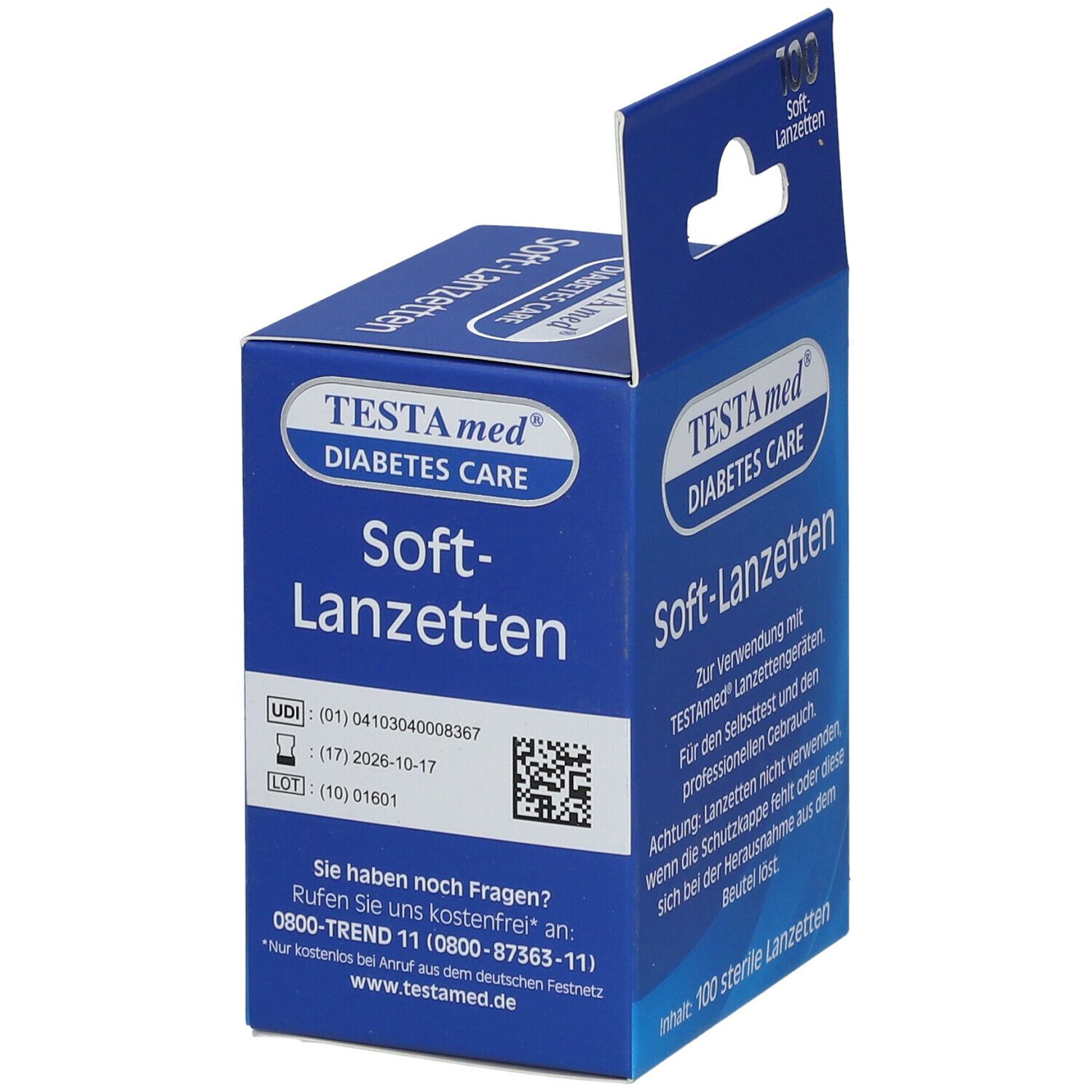 TESTAmed® Soft-Lanzetten Extra Dünn 100 St - Shop Apotheke