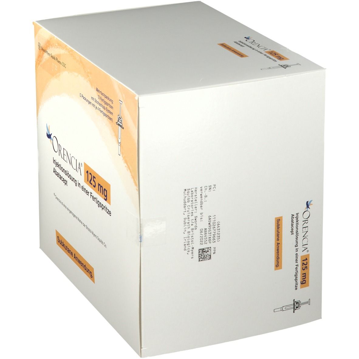 Orencia 125 mg 3x4 St mit dem E-Rezept kaufen - Shop Apotheke