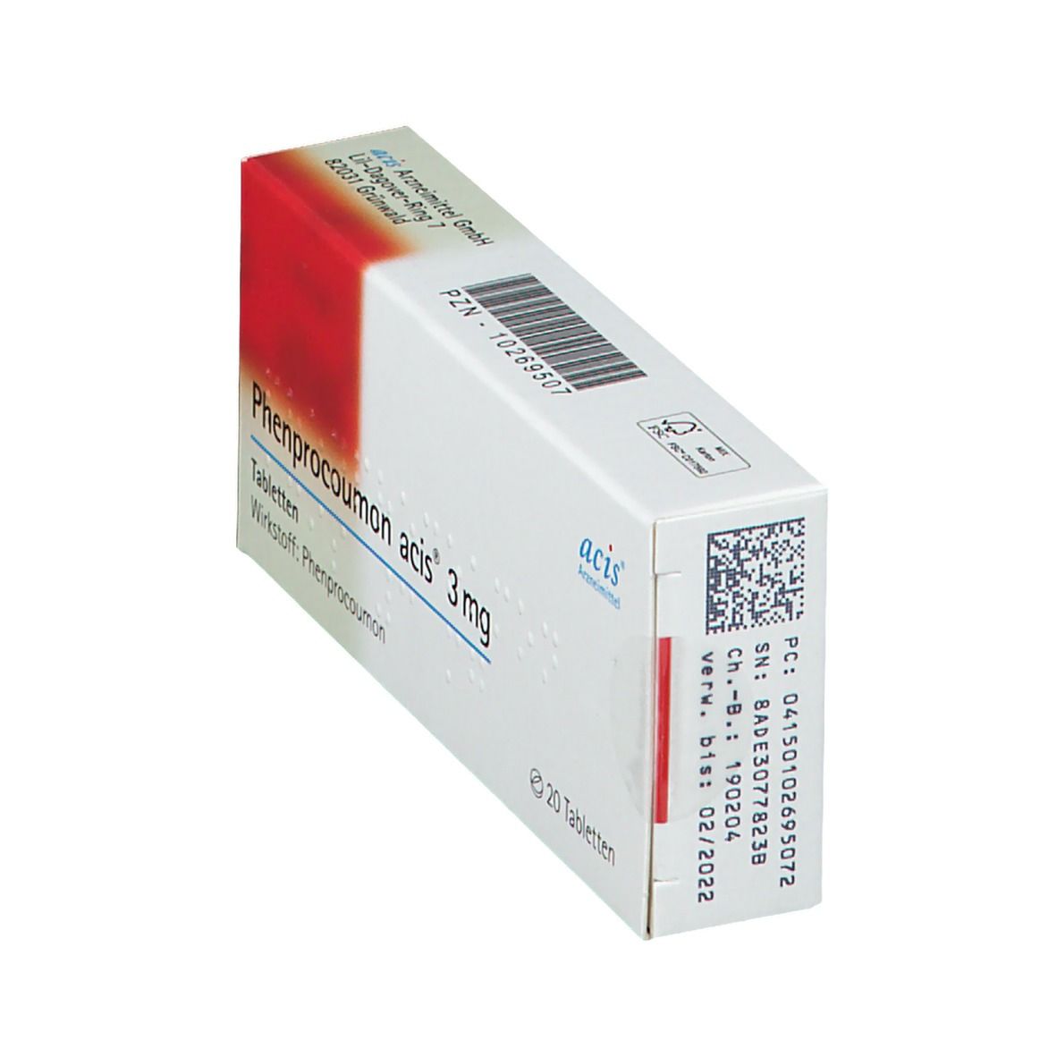 Phenprocoumon acis® 3 mg