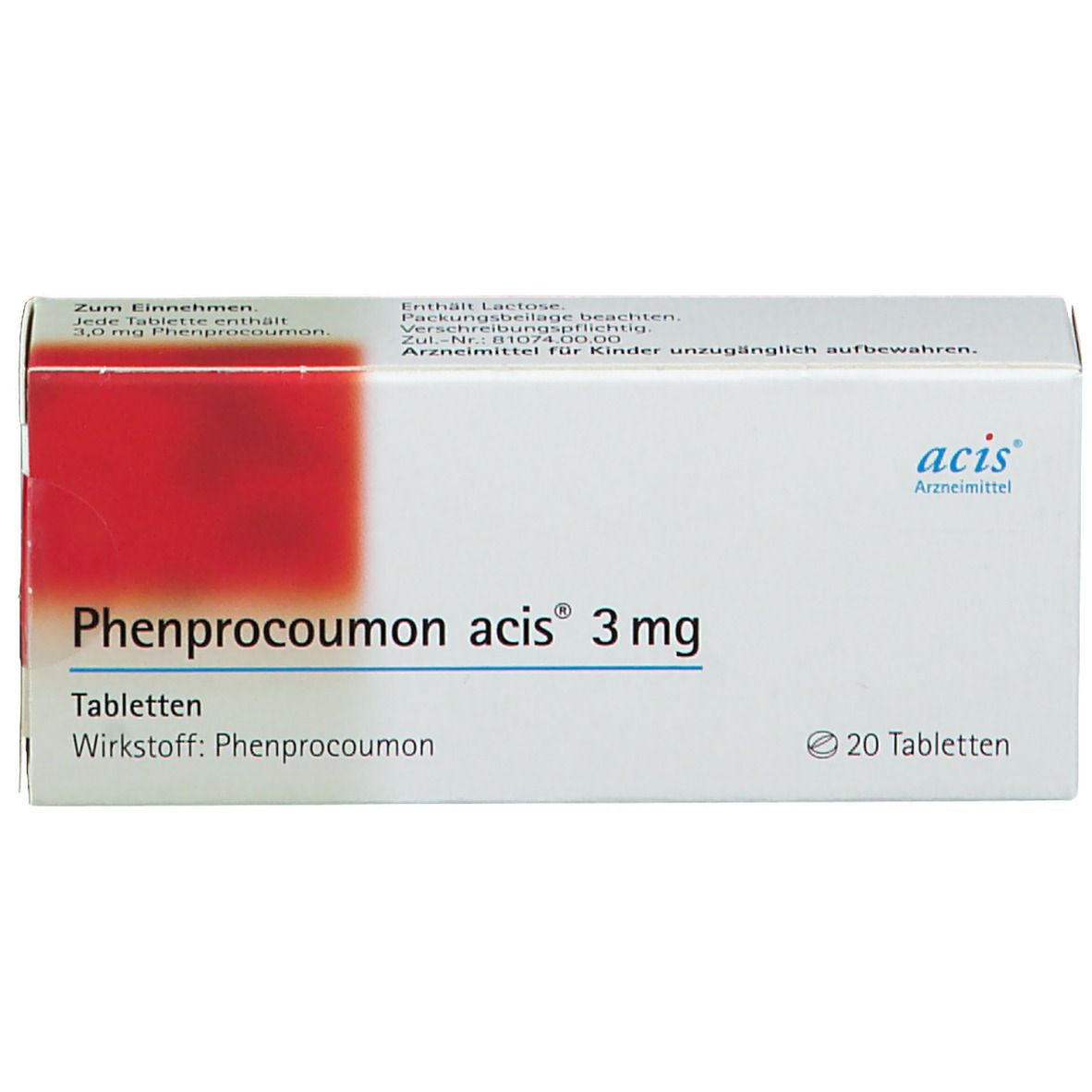 Phenprocoumon acis® 3 mg